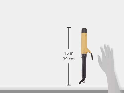 Chi Chi Ceramic Tourmaline Curling Iron, Shiny, Frizz-Free, Healthy Hair, 1.5 Inch - Multicolor